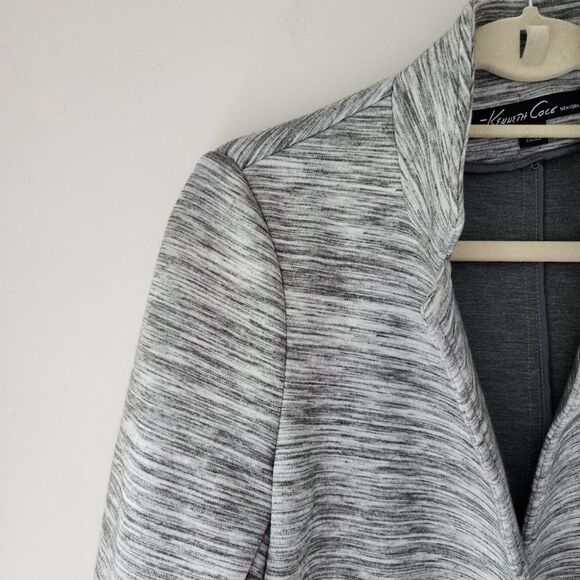 KENNETH COLE Long Coat | Stand Collar | Single Button | Fly Away Style | Small - Picture 2 of 8